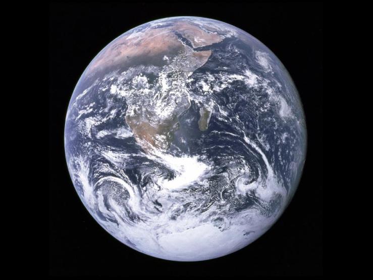 The Blue Marble ("A bolinha azul", Nasa, 1972)